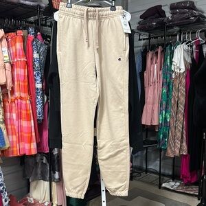 NWT CHAMPION champagne, power blend boyfriend sweats